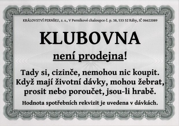 Klubovna Království perníku